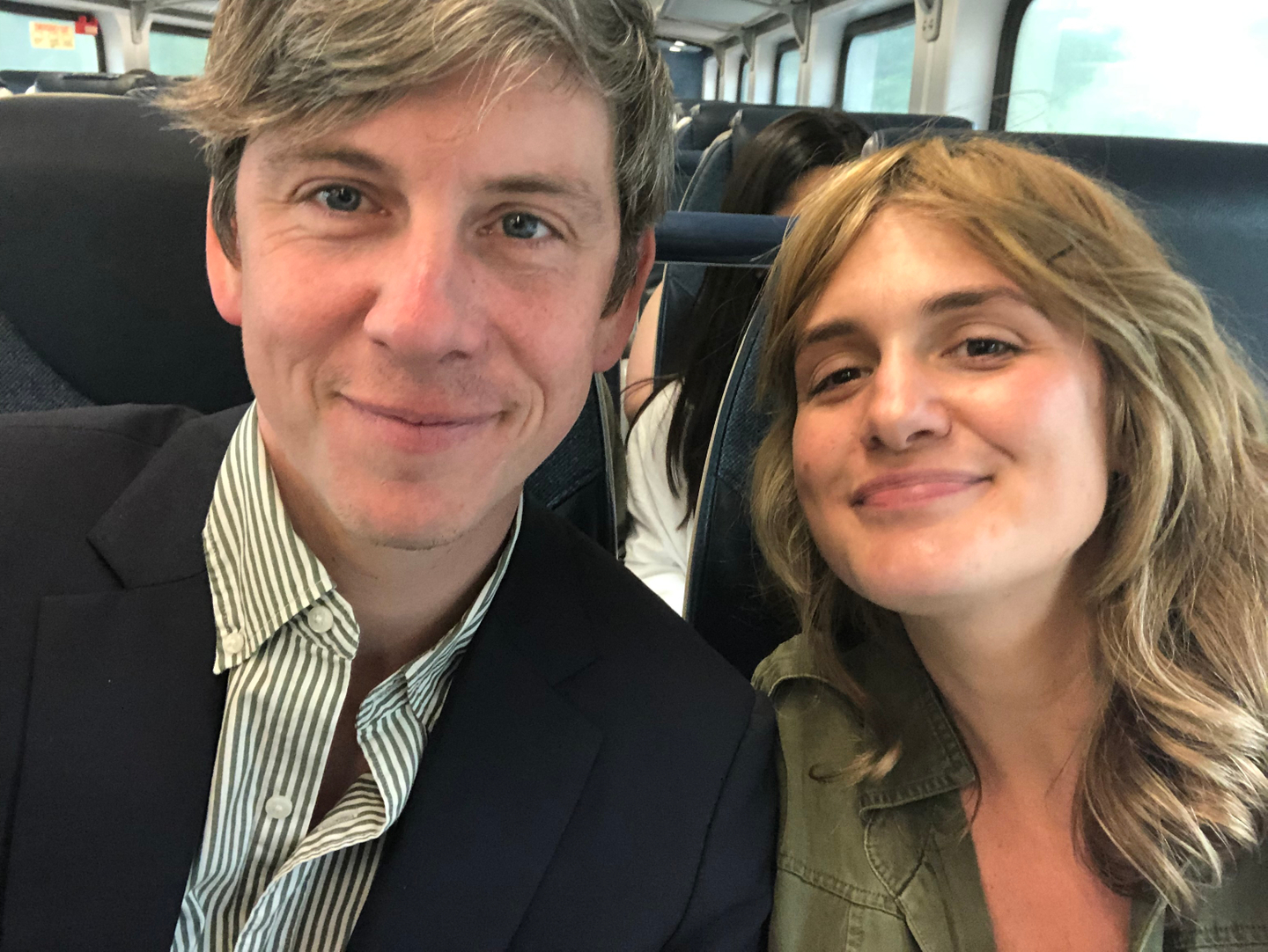 Train ride with Daniel Schiels and company