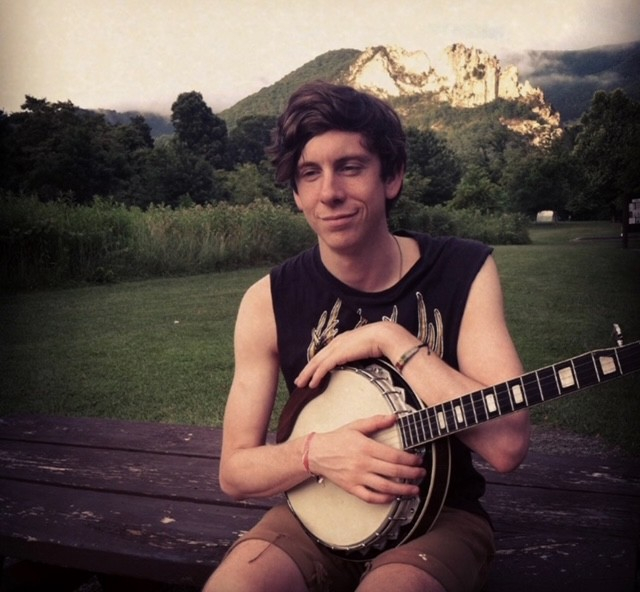 Playing the banjo with Daniel Schiels